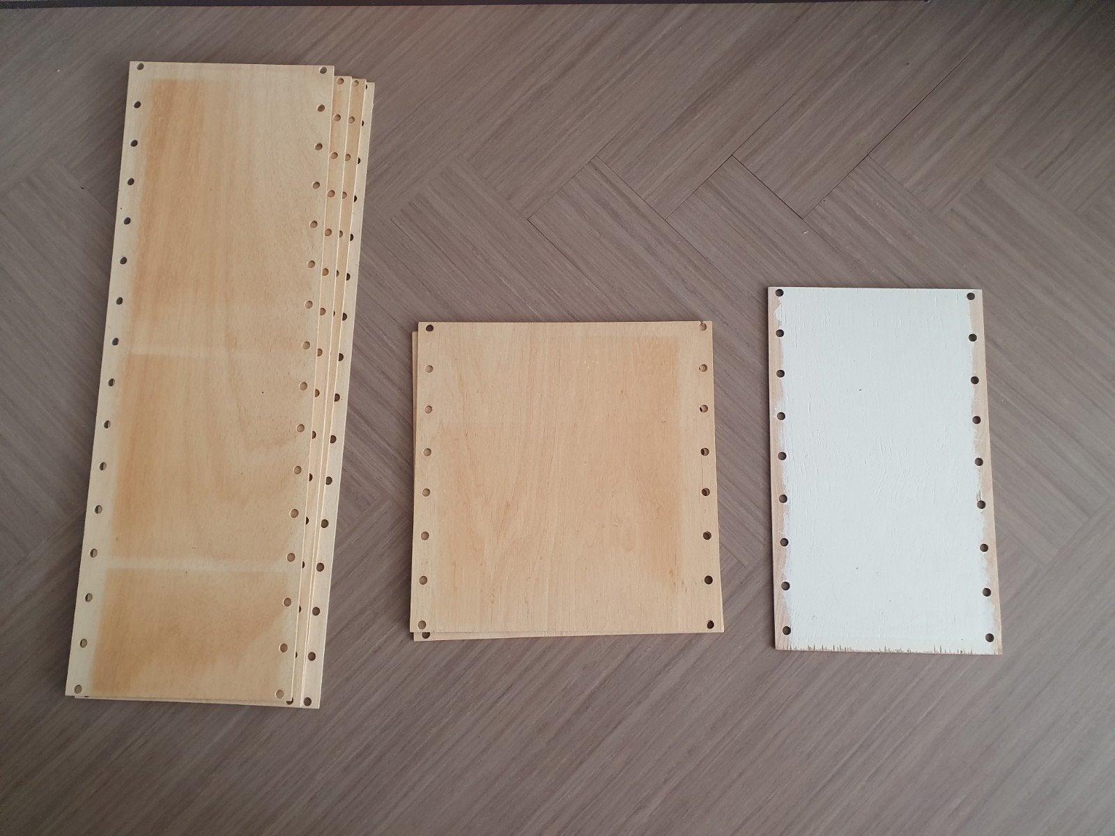 7 Lundia zij / inschuifpanelen voor kasten 30 en 40 cm diep, Huis en Inrichting, Ophalen of Verzenden, Gebruikt