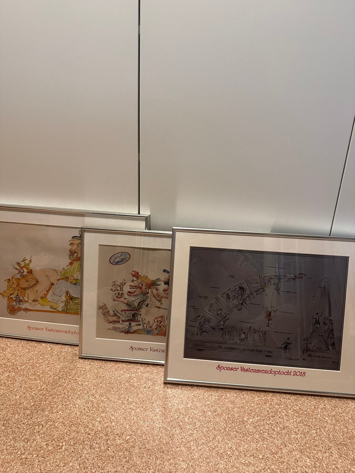Sponsor schilderij vastenavond, Ophalen of Verzenden, Zo goed als nieuw