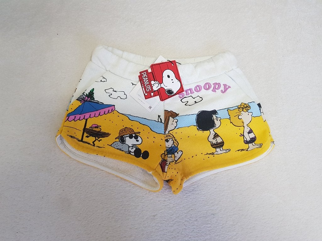 Geweldig ZARA snoopy sweat shortje maat 134. NIEUWSTAAT!, Broek, Nieuw, Zara, Verzenden