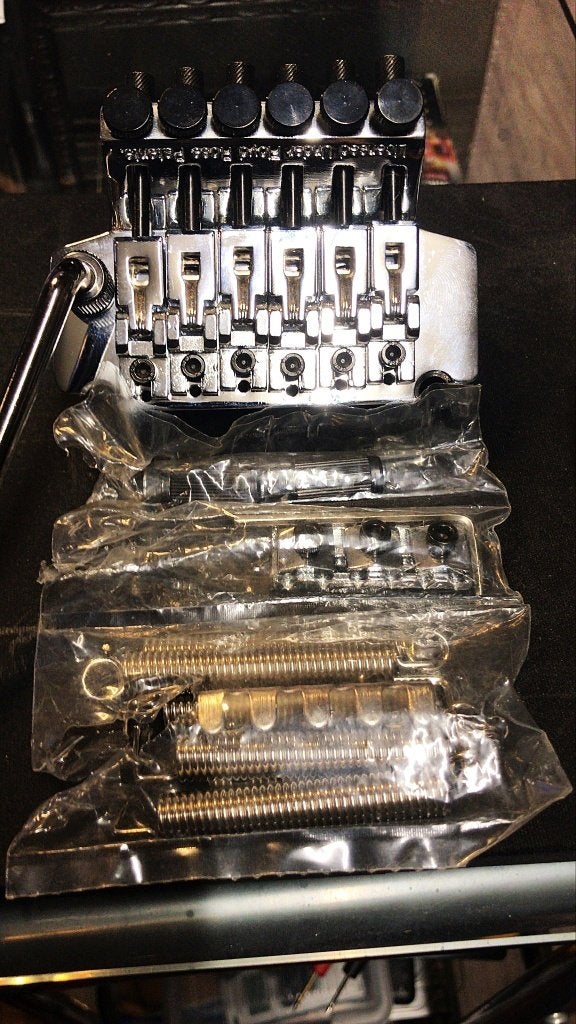 Floyd Rose Tremolo systeem Hollow point 34mm block set, Ophalen of Verzenden, Elektrische gitaar