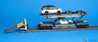 Lego 60336 trein: autowagon + laadstation + stootbuffer, City, Lego, Nieuw, Ophalen of Verzenden