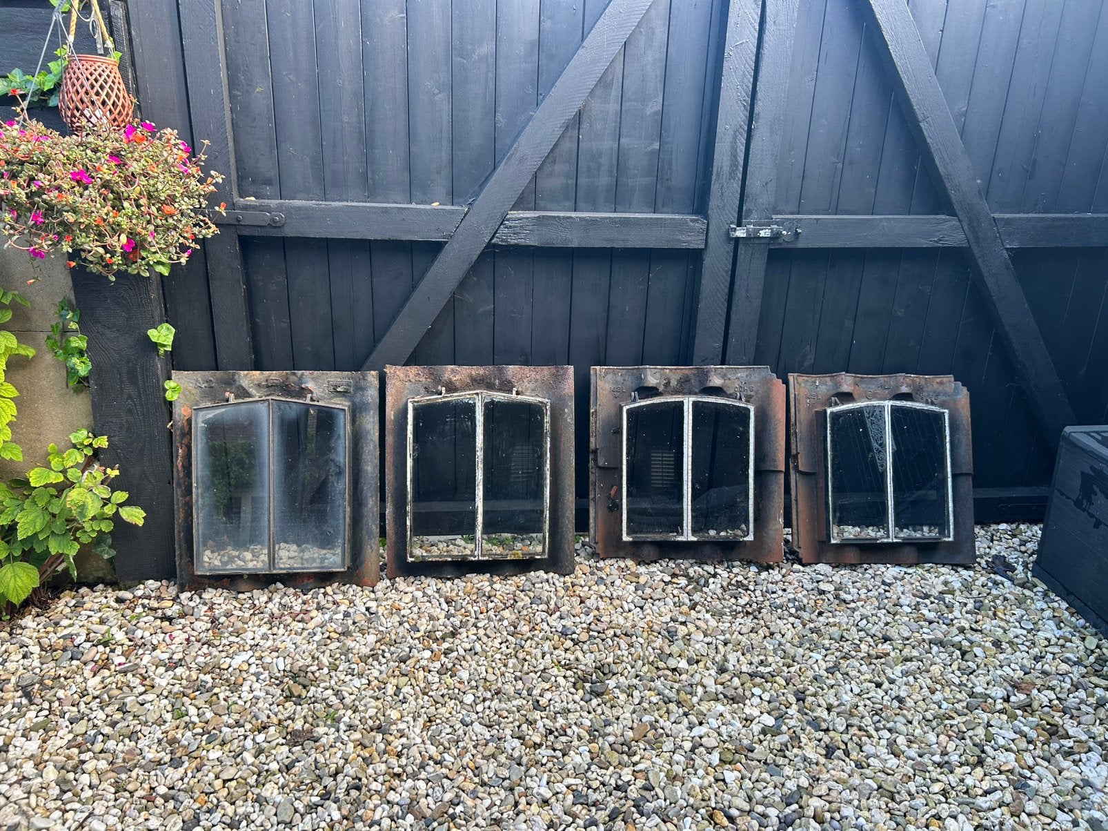6pands oud hollands dak raam 4 stuks, Tuin en Terras, Ophalen, Gebruikt, Overige materialen, Minder dan 250 cm
