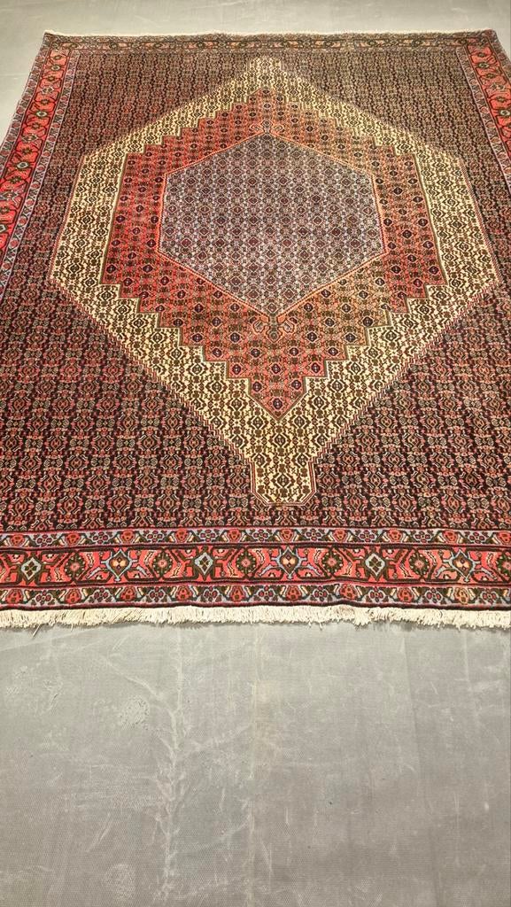 Prachtig Groot Perzisch tapijt 350x250 wollen vloerkleed, Huis en Inrichting, Stoffering | Tapijten en Kleden, Crème, 200 cm of meer