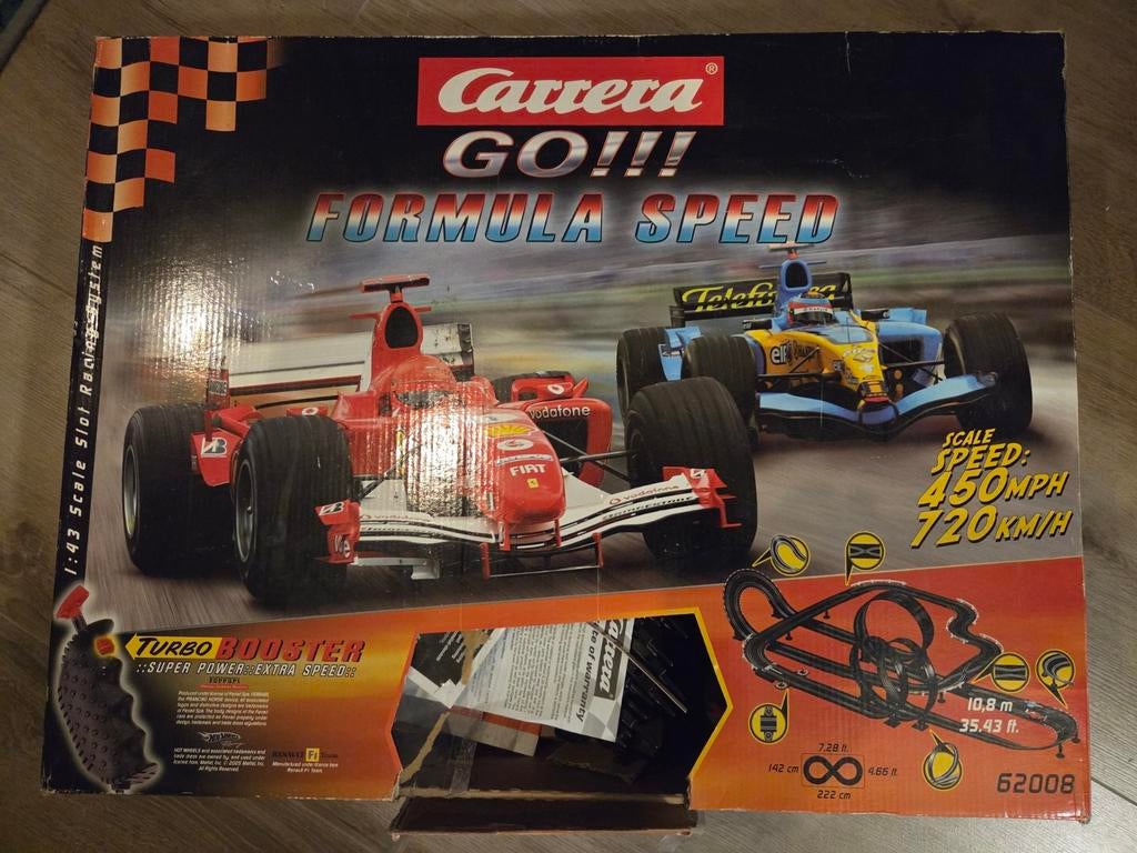 2 carrera go racebanen plus cars autos, Ophalen, Gebruikt, Elektrisch, Carrera