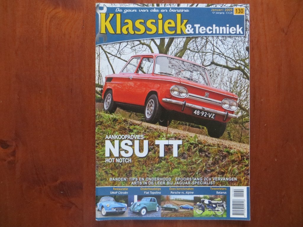 Klassiek & Techniek 130 NSU TT, UMAP Citroën, Fiat Topolino, Ophalen of Verzenden, Nieuw, Citroën