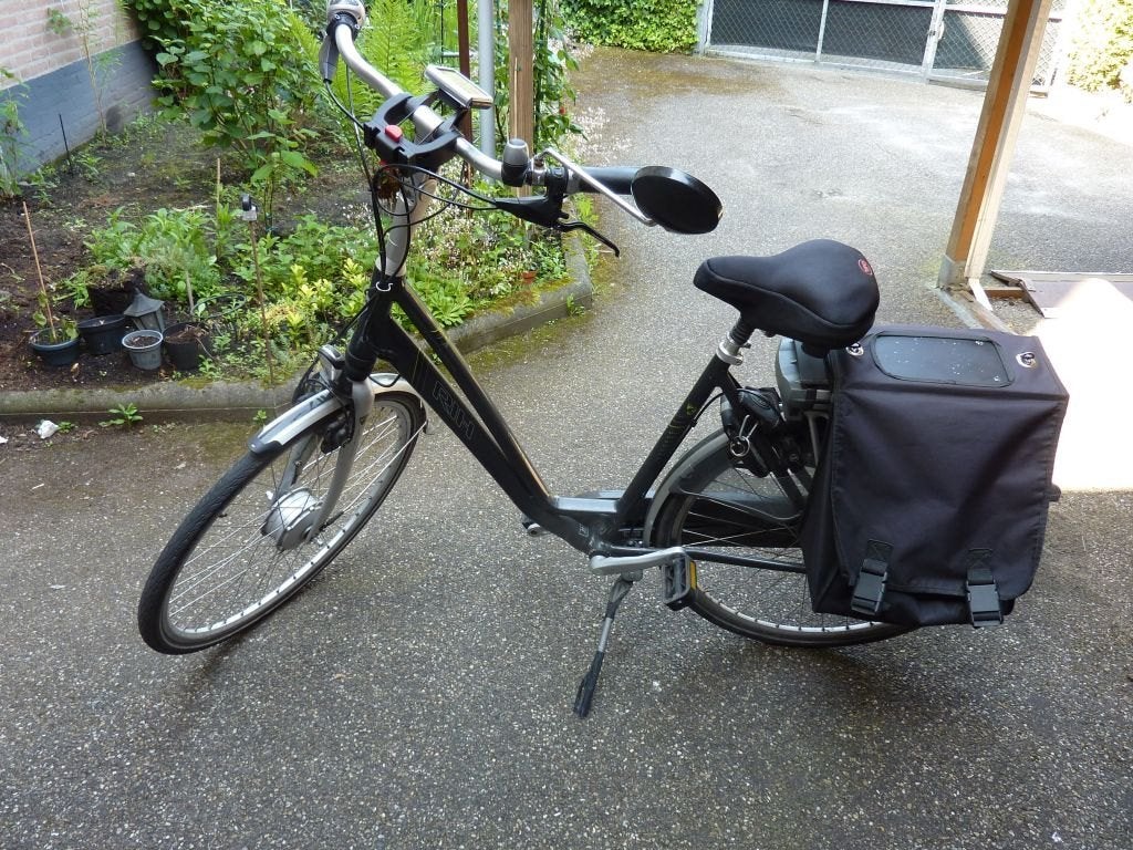 RIH Omega 3 Electrische fiets maat 54, Gebruikt, 51 tot 55 cm, 50 km per accu of meer, Ophalen