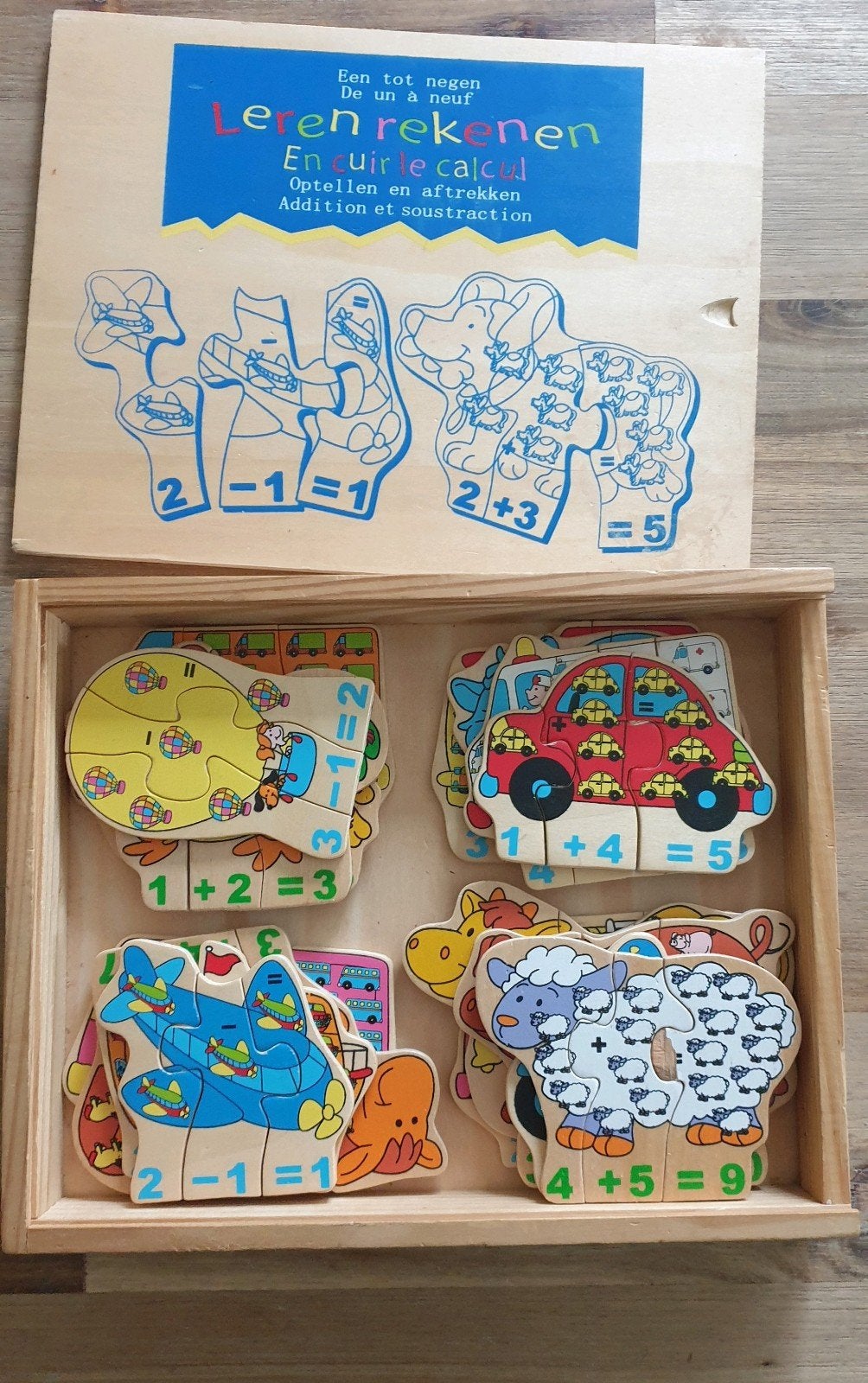 Leren rekenen puzzel, Ophalen, Zo goed als nieuw