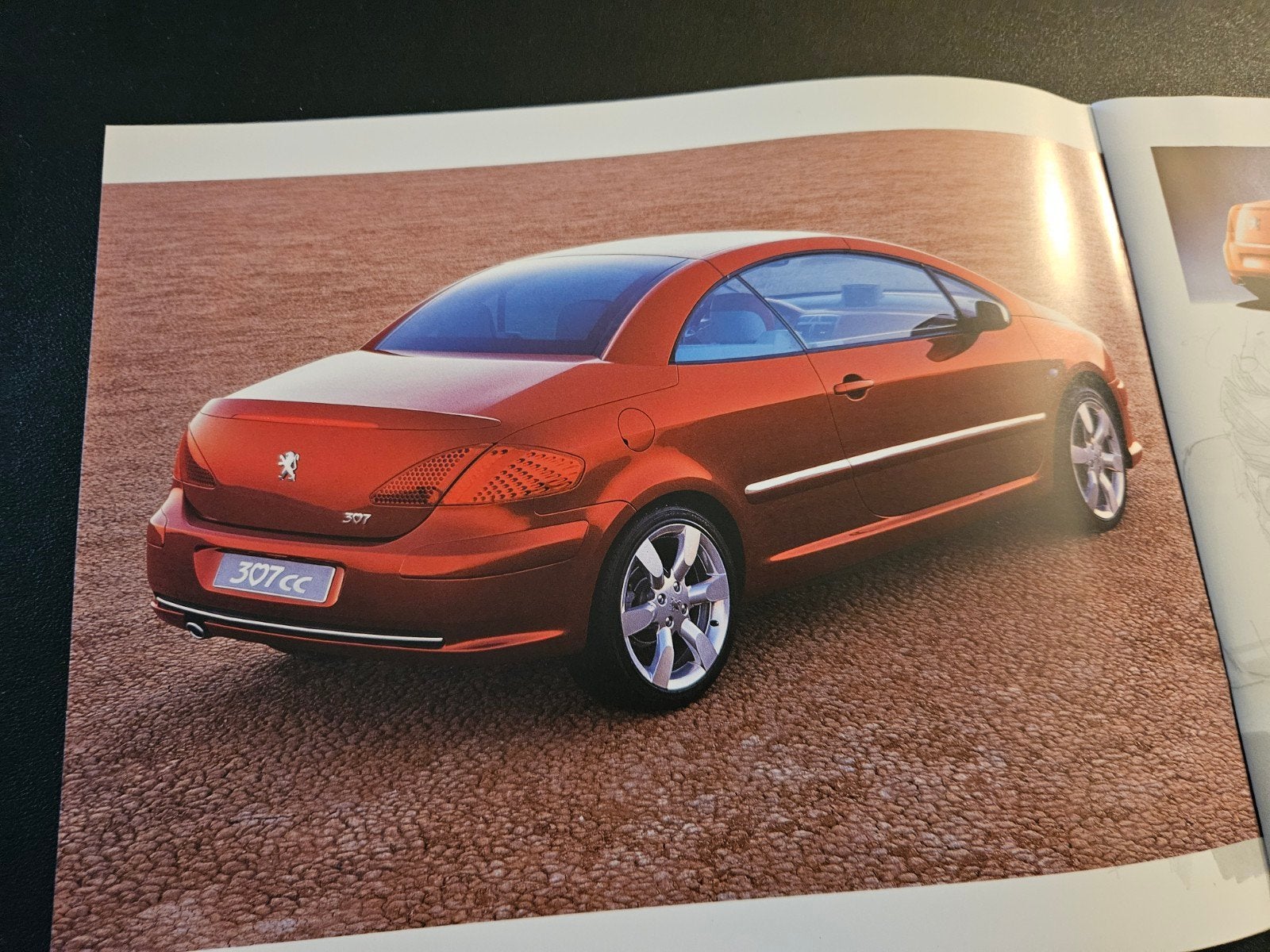 Brochure pers Peugeot 307 CC 2002, Ophalen of Verzenden, Zo goed als nieuw, Peugeot