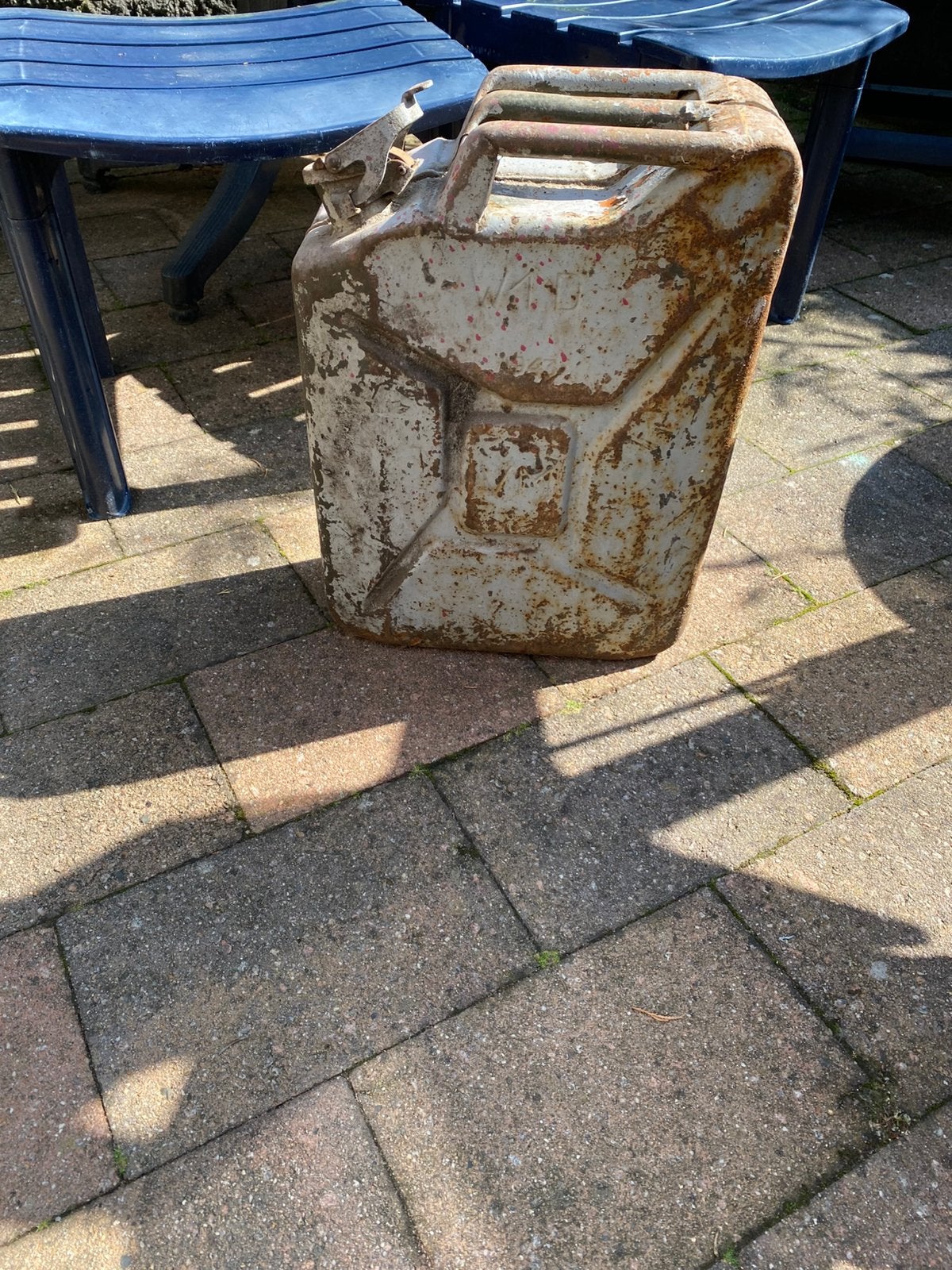 Vintage Jerrycan, Ophalen of Verzenden, Landmacht, Nederland, Overige typen