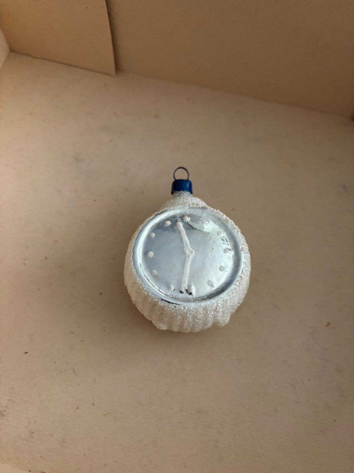 Oude kerstbal klok, Diversen, Ophalen of Verzenden, Gebruikt