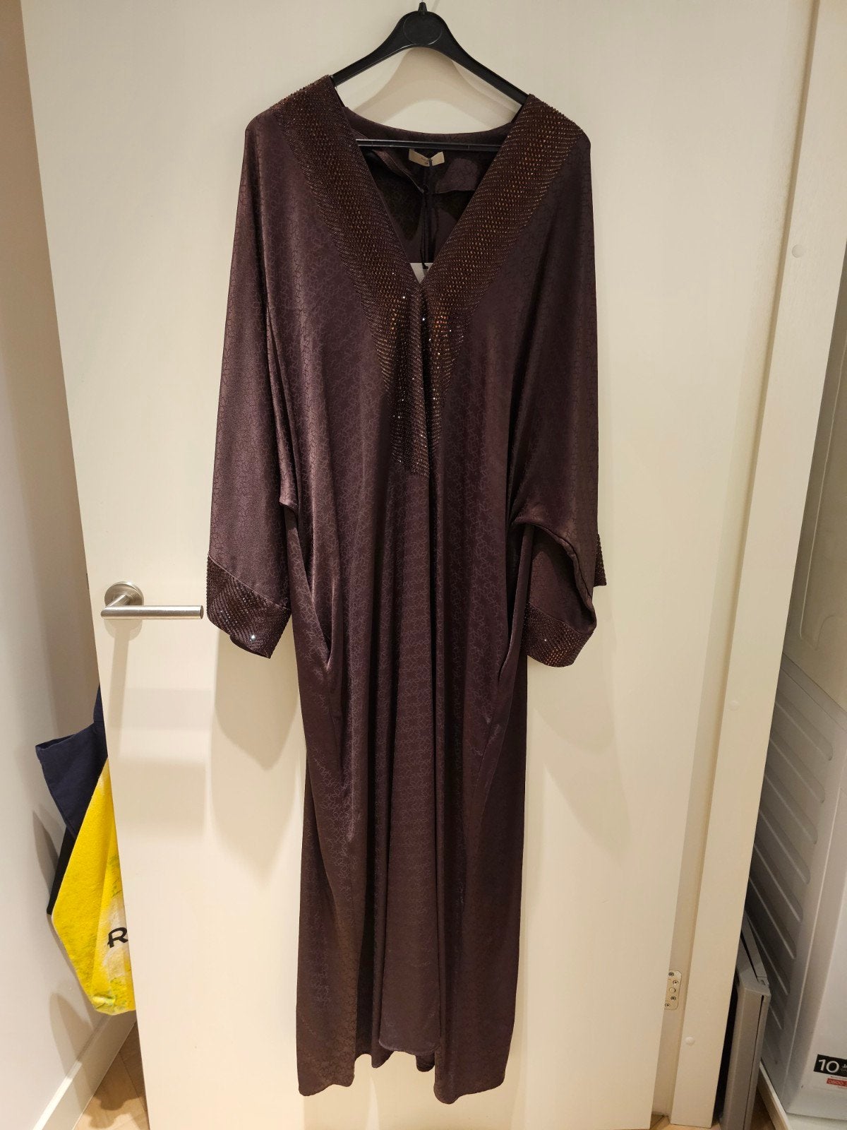 Elie Saab x H&M Limited Edition Bruine Kaftan M/L, Maat 38/40 (M), Nieuw, Ophalen of Verzenden, Onder de knie