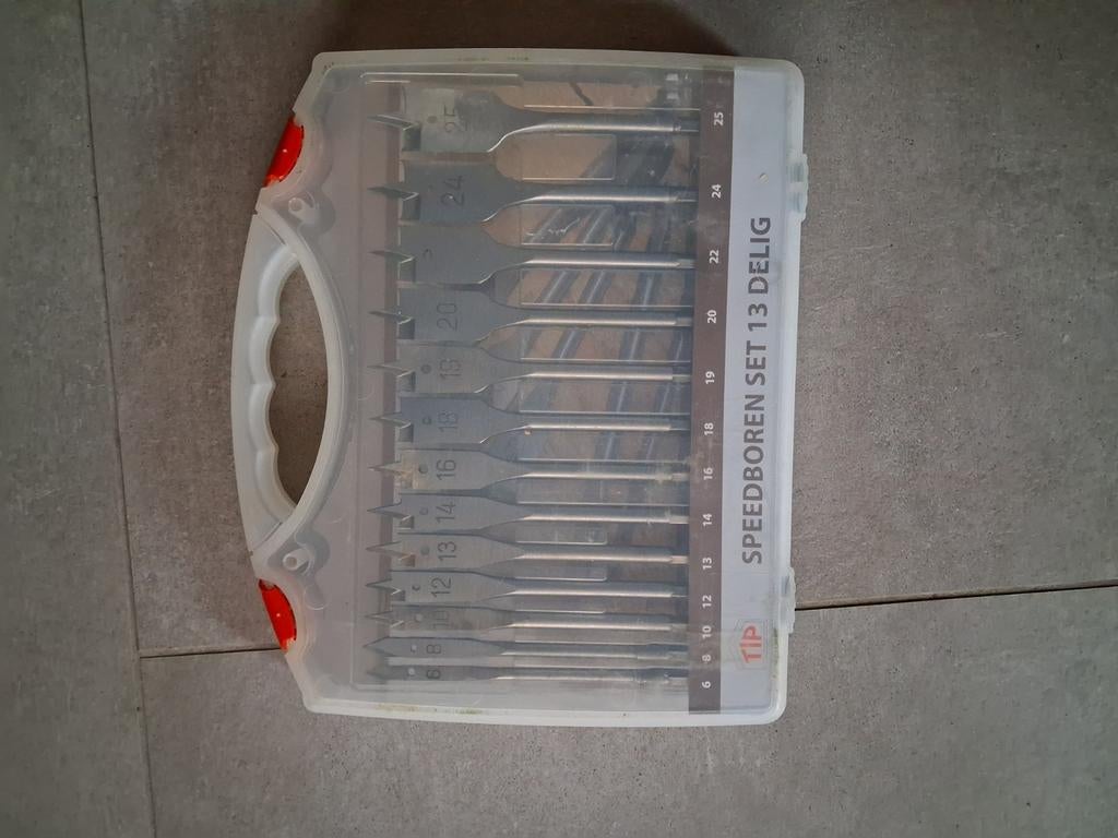 Speedboren set 13-delig, Ophalen of Verzenden
