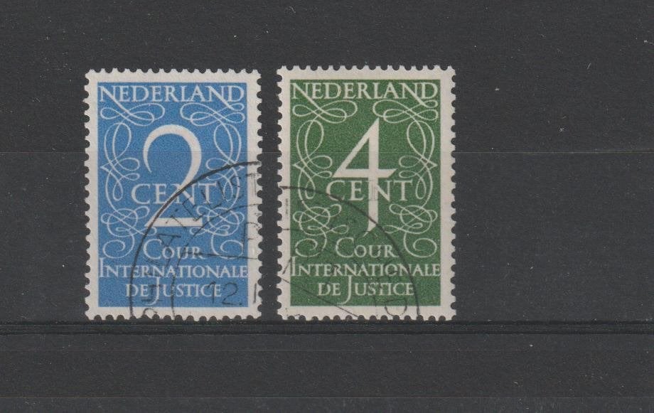 Nederland 1950, NVPH D25 t/m D26, Gestempeld., Postzegels en Munten, Verzenden, Na 1940, Gestempeld