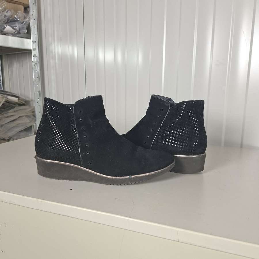 Hassia comfort schoenen enkel maat 38, Verzenden, ., Zwart, .