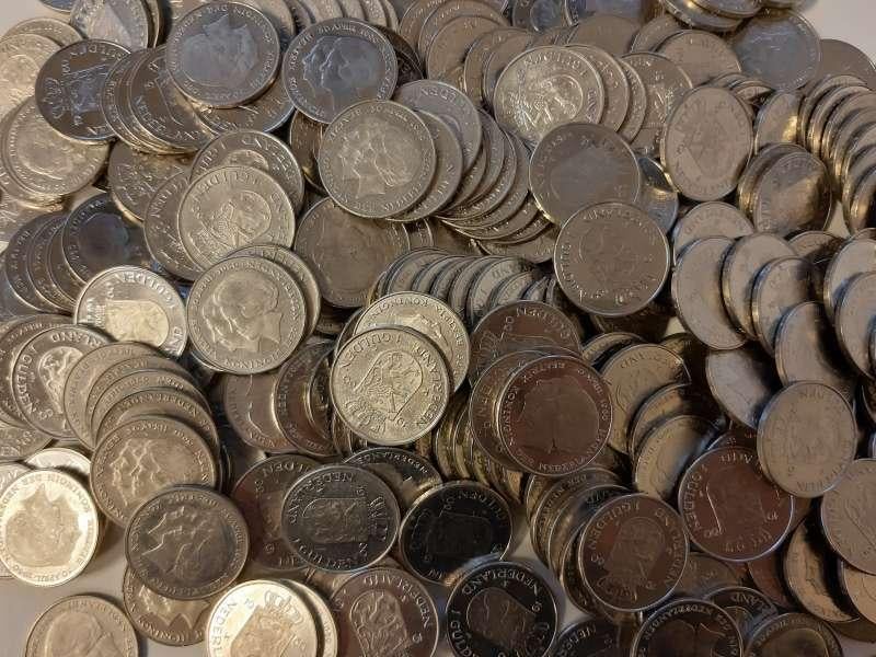 500 gram 1 Gulden 1980 Dubbelkop Nederland, Ophalen of Verzenden, Koningin Juliana, Overige waardes, Setje