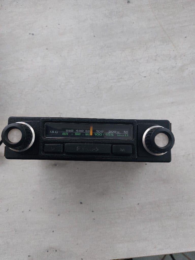 Klassieke Philps mono autoradio 22RN351, Auto diversen, Ophalen of Verzenden, Gebruikt