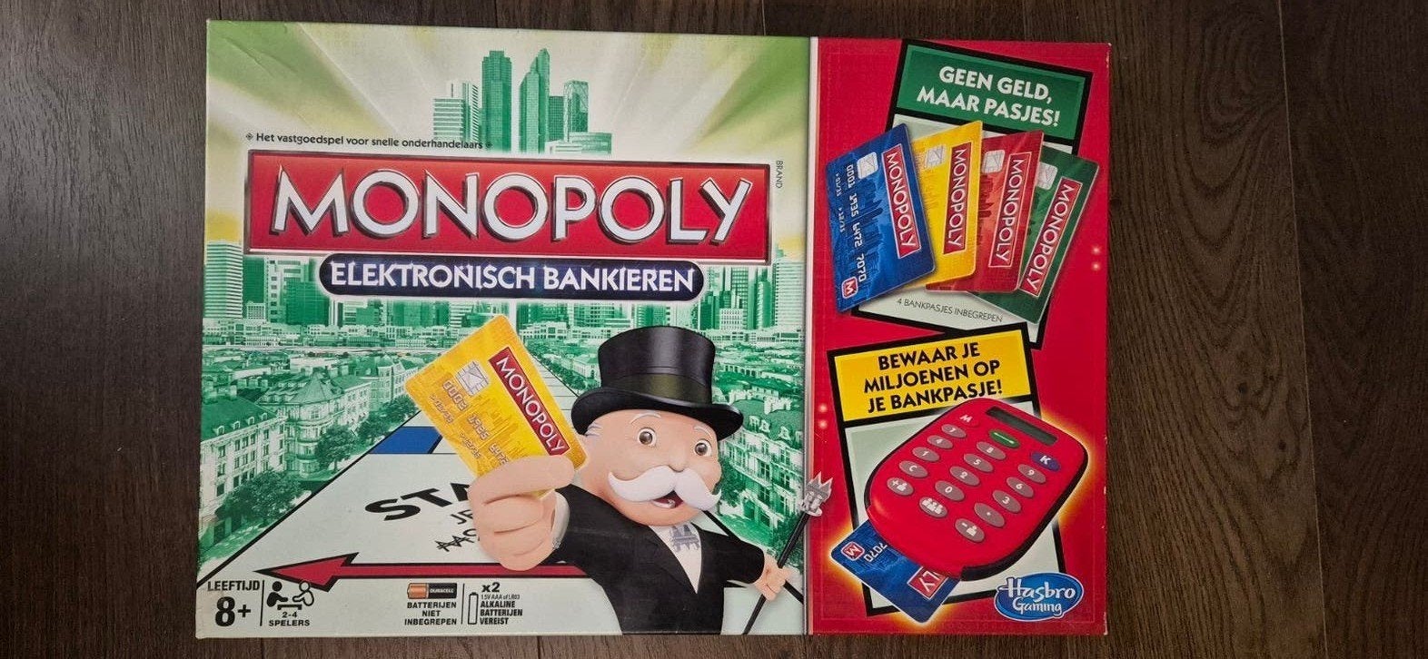 Monopoly Elektronisch Bankieren - Compleet Gezelschapsspel, Drie of vier spelers, Ophalen, Zo goed als nieuw, Hasbro