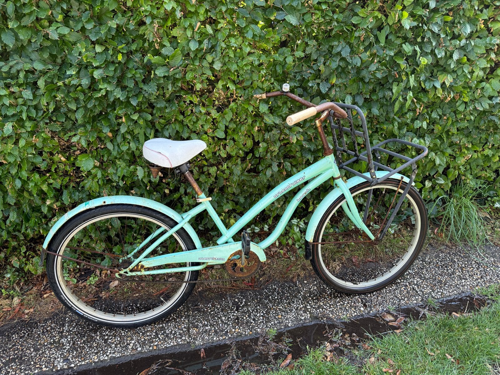 Vintage Urban Cruiser Beach fiets - Lichtblauw, Ophalen, Gebruikt, Staal