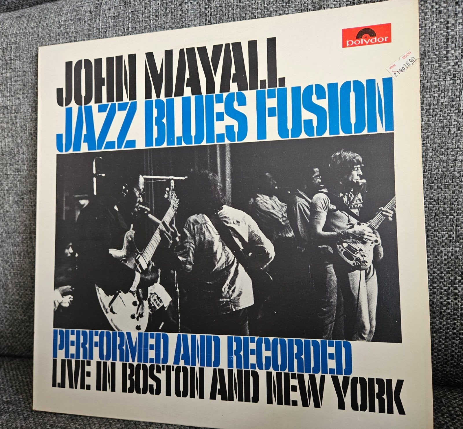 John Mayall - Jazz Blues Fusion LP, Cd's en Dvd's, 1960 tot 1980, Ophalen of Verzenden, Zo goed als nieuw, 12 inch