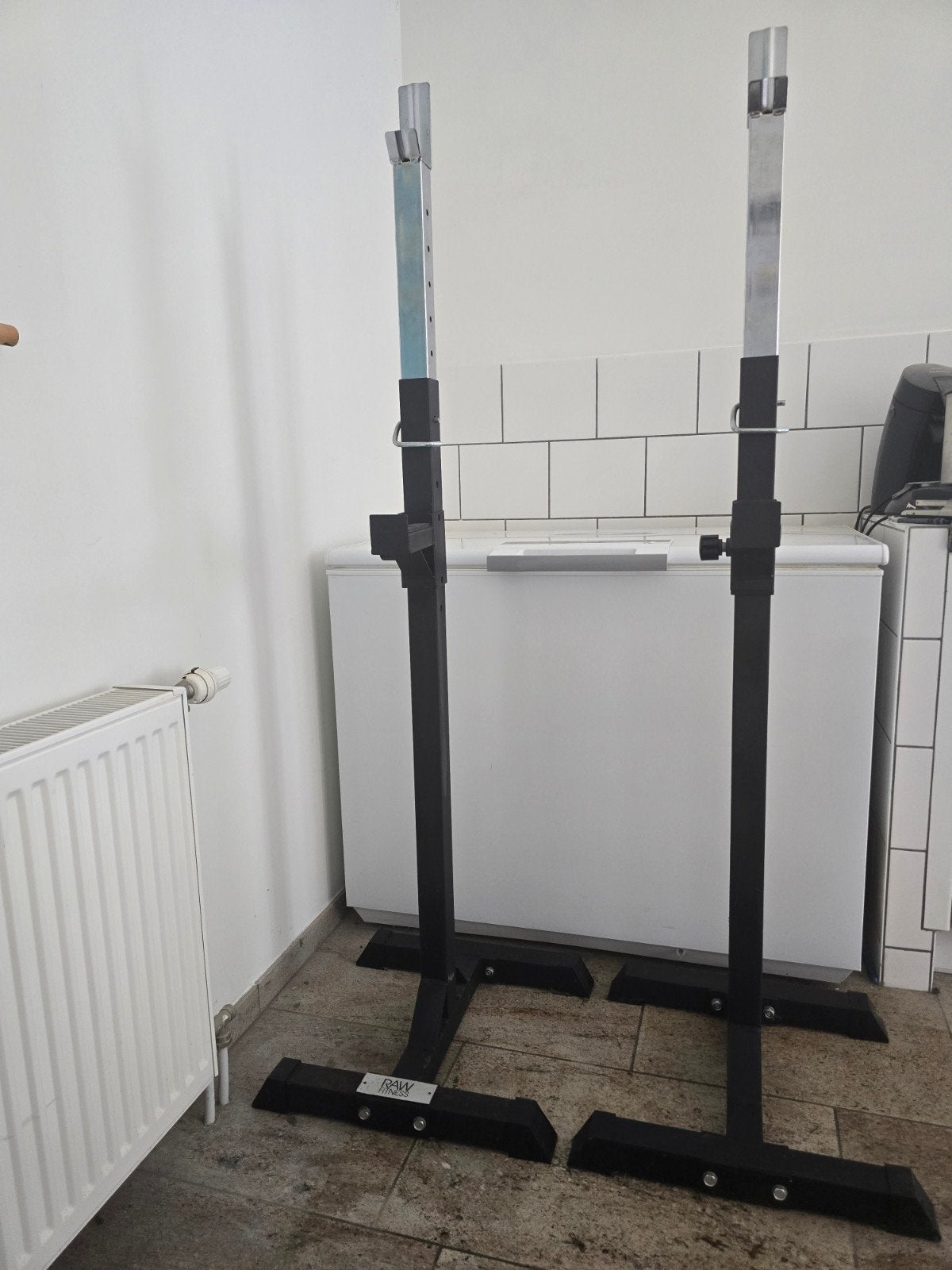 RAW Fitness Squatrek - Verstelbare Squat Racks, Sport en Fitness, Fitnessmaterialen, Ophalen, Gebruikt, Rug, Overige typen