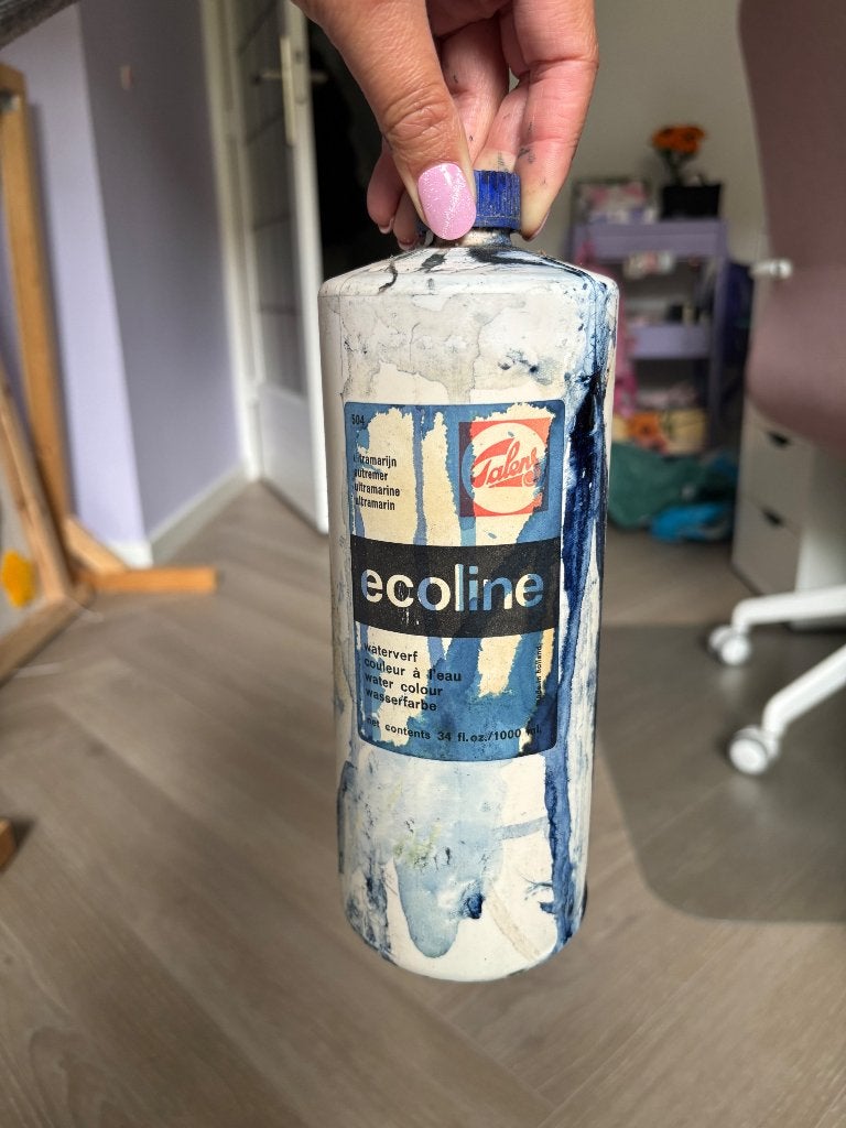 Talens ecoline ultramarijn, Ophalen of Verzenden, Gebruikt, Overige typen