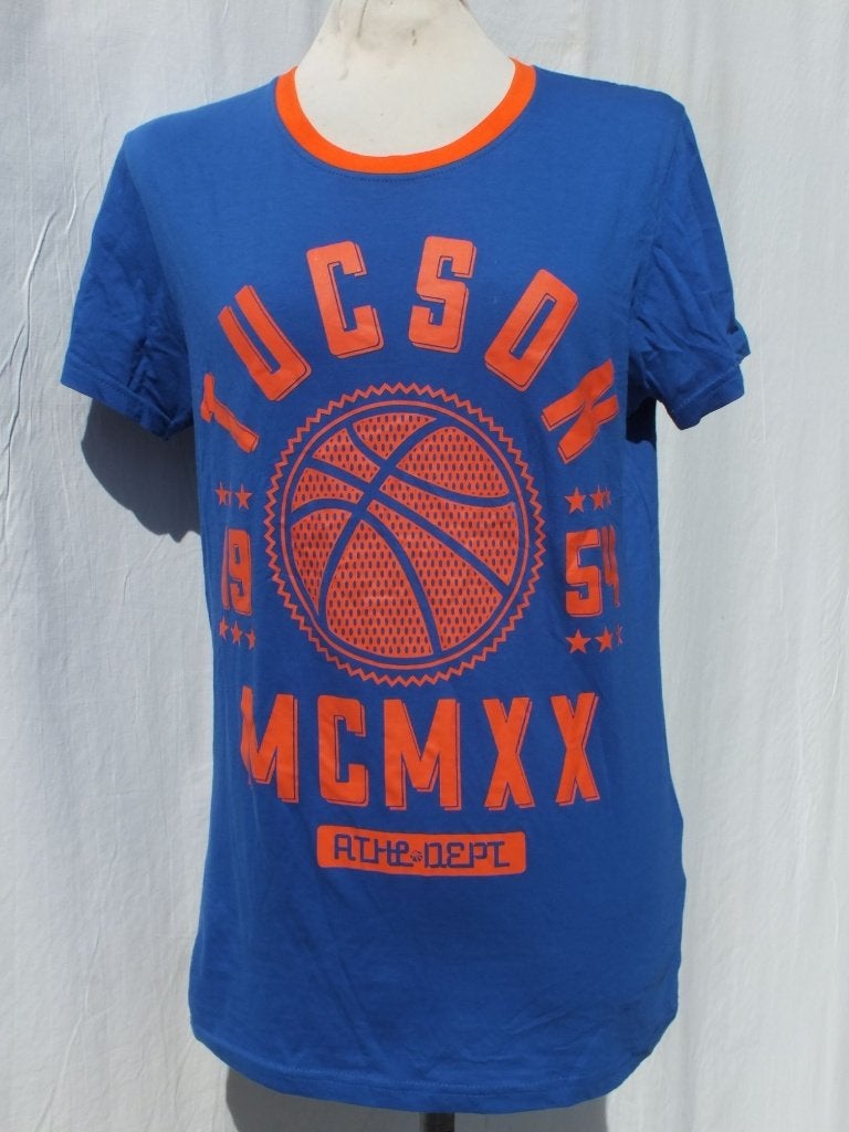 Sportief blauw herenshirt mt S merk FSBN, Blauw, ., Ophalen of Verzenden, Zo goed als nieuw