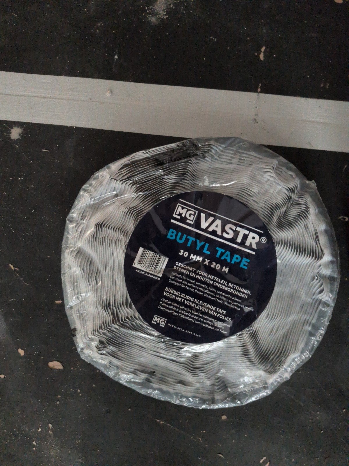 Ongebruikte Butyl tape 30mm x 20m (verpakking geopend), Overige materialen, Zo goed als nieuw, 15 m² of meer, Ophalen