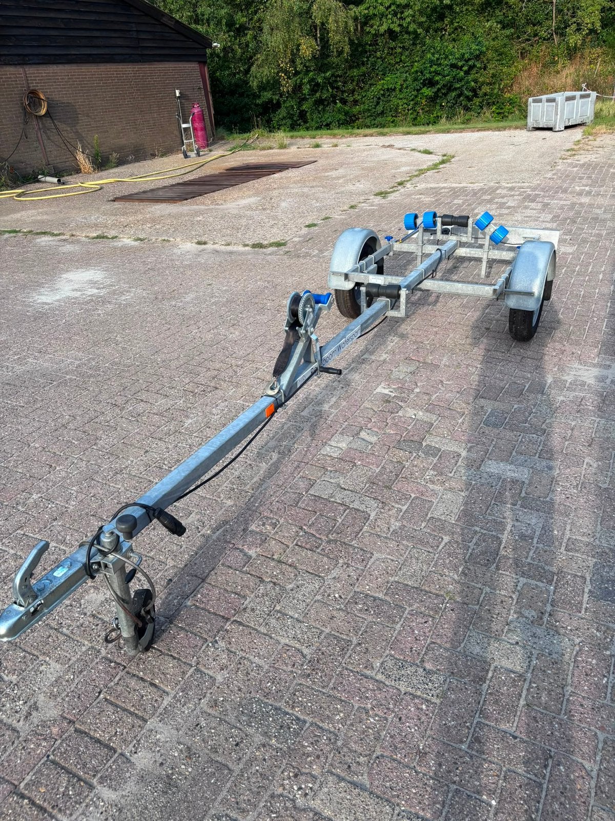 Boottrailer tot 750 kg - nette staat - verstelbaar, Ophalen, Zo goed als nieuw, Minder dan 6 meter, Overige typen