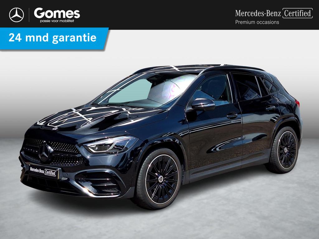 Mercedes-Benz GLA-klasse 180 AMG Line | Premium Plus | Panor, Gebruikt, 4 cilinders, Zwart, Origineel Nederlands