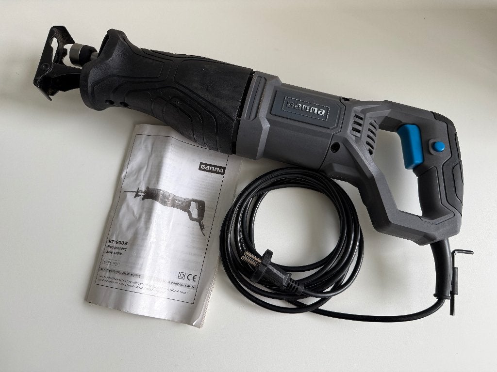Gamma RZ-900W reciprozaag, Nieuw, 600 tot 1200 watt, Ophalen of Verzenden, Gamma