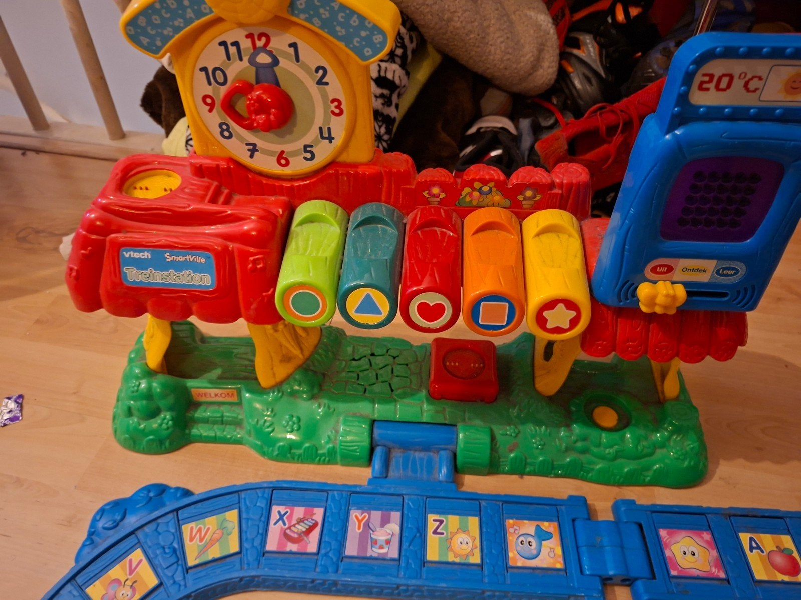 VTech Smartville Treinstation met treinbaan, Ophalen, Gebruikt, Overige typen, Met licht