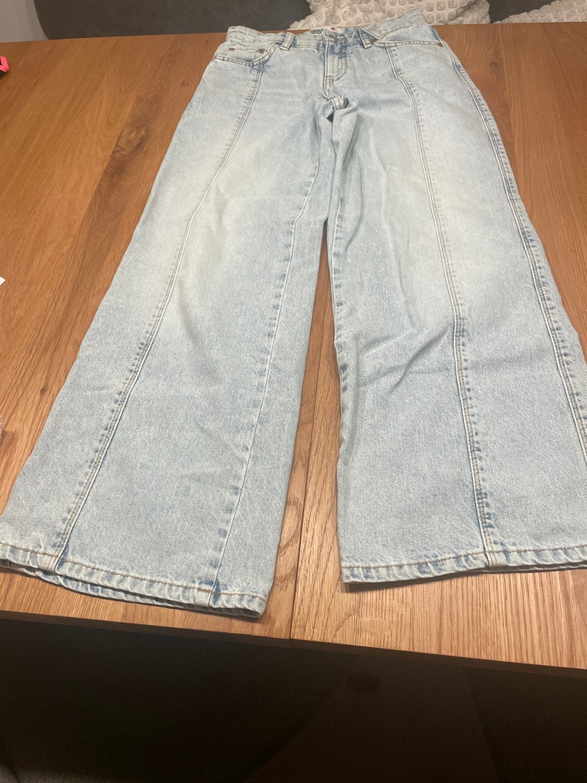 America Today Carolina Jr Wide Jeans - Lichtblauw 146/152, Kleding | Dames, Ophalen of Verzenden, Nieuw, Blauw