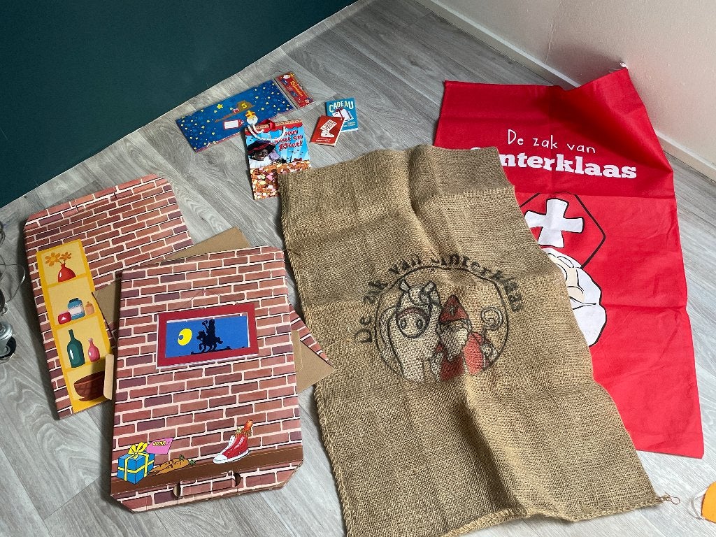 Sinterklaas pakket schoorsteen zak verpakkingsmateriaal, Diversen, Ophalen of Verzenden