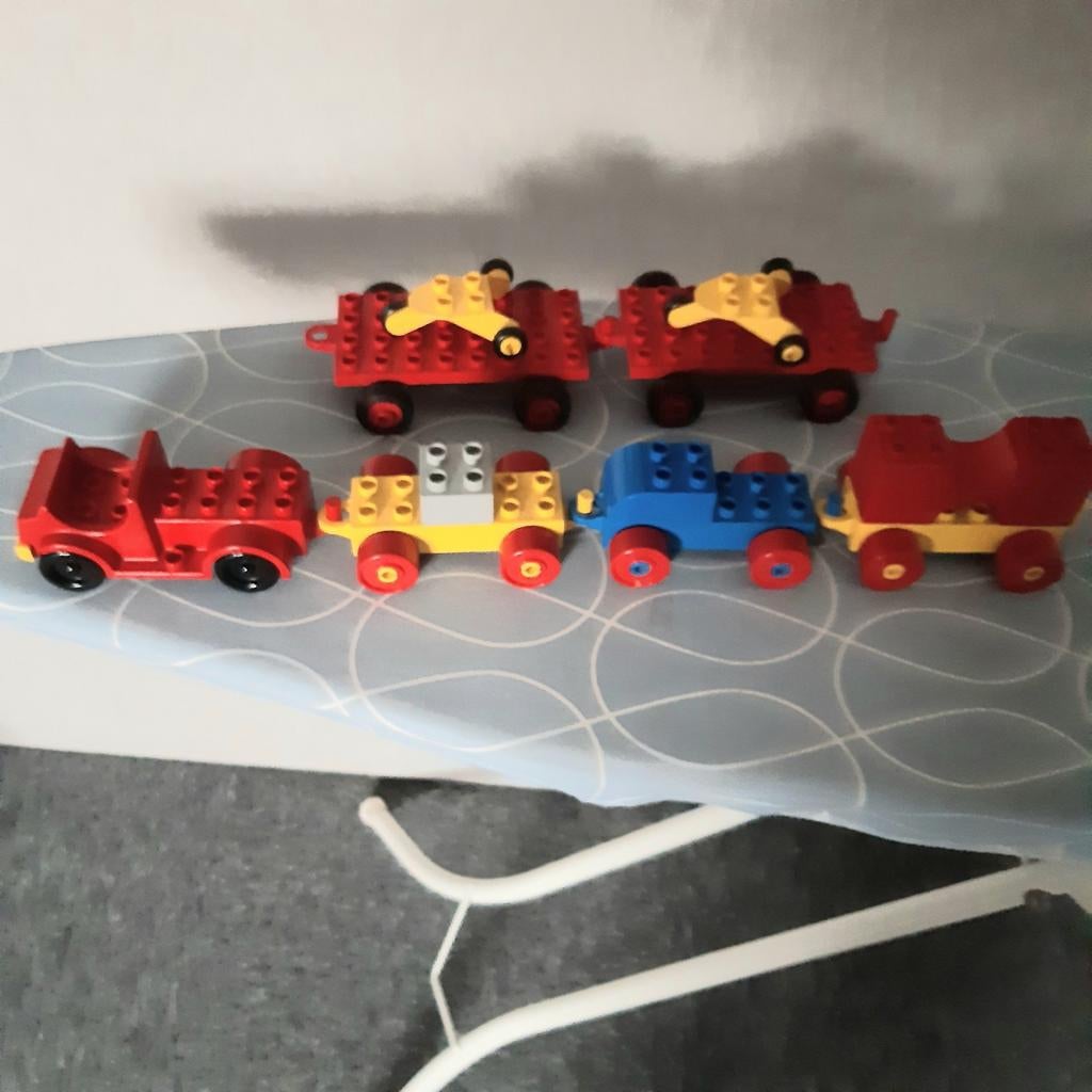 Lego Duplo voertuigen - Zo goed als nieuw!, Ophalen of Verzenden, Zo goed als nieuw, Losse stenen, Duplo