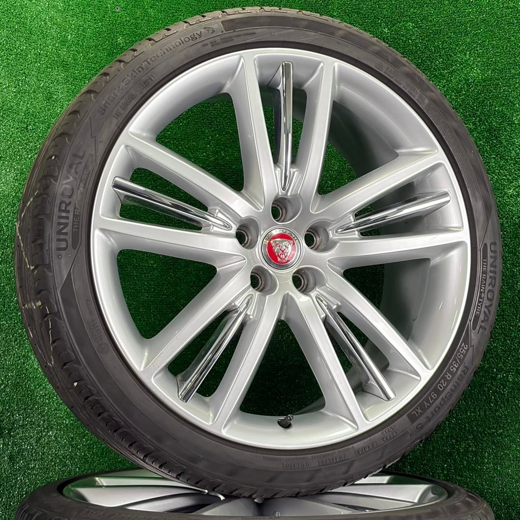 Originele 20 inch Jaguar Selena velgen banden XJ XF XK XJ8, Auto-onderdelen, Banden en Velgen, Info@jaguar.com, Gebruikt, 255 mm