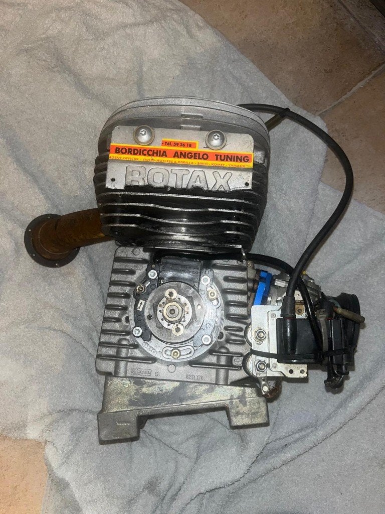 Rotax 100cc lucht gekoelde motor, Ophalen of Verzenden, Gebruikt
