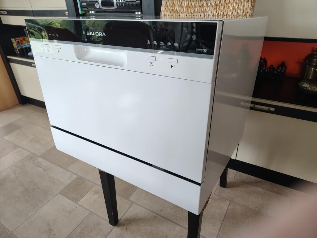 Salora VWC55 Vrijstaande Compacte Vaatwasser - Nieuw, Witgoed en Apparatuur, Vaatwasmachines, Ophalen, Nieuw, Vrijstaand, Minder dan 45 cm