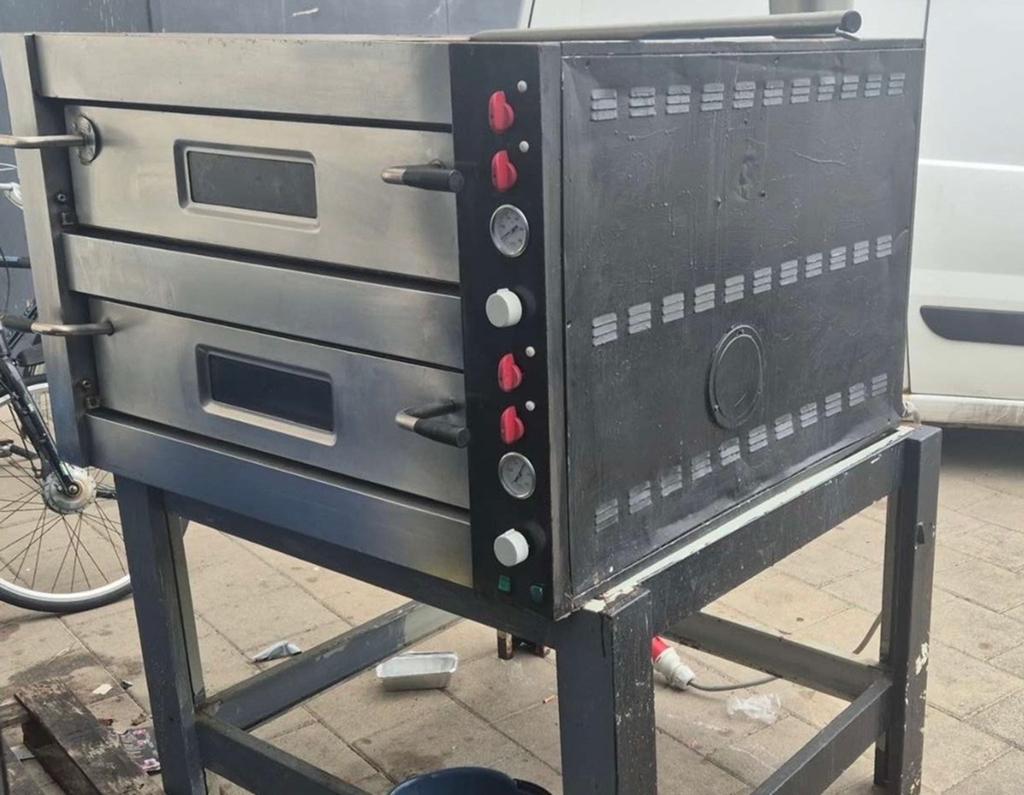 Professionele dubbele pizzaoven bijna gratis, Ophalen of Verzenden, Zo goed als nieuw