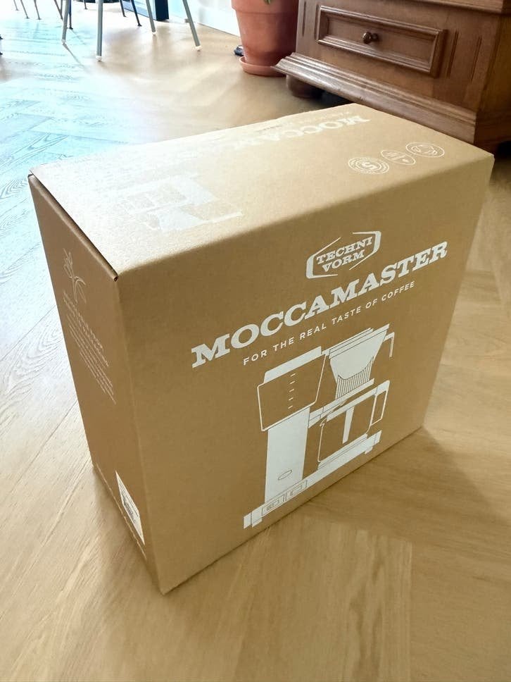 Moccamaster KBG 741 Select Off-white Koffiezetapparaat, Gemalen koffie, Ophalen of Verzenden, 4 tot 10 kopjes, Koffiemachine
