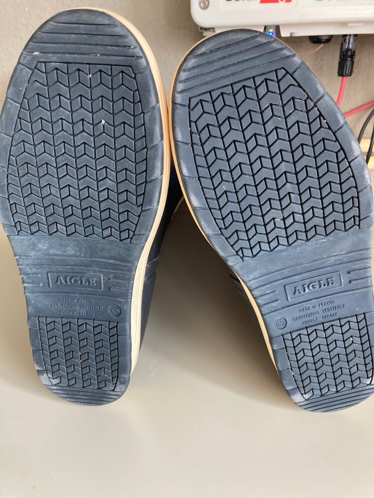 Heren Aigle zeillaarzen maat 45, Ophalen, Gebruikt, Heer, Wetsuit