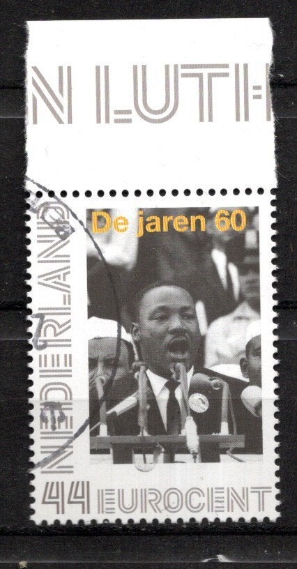 gestempelde zegel. Persoonlijke: Jaren 50,60 en 70 met tab, Postzegels en Munten, Ophalen of Verzenden, Na 1940, Gestempeld