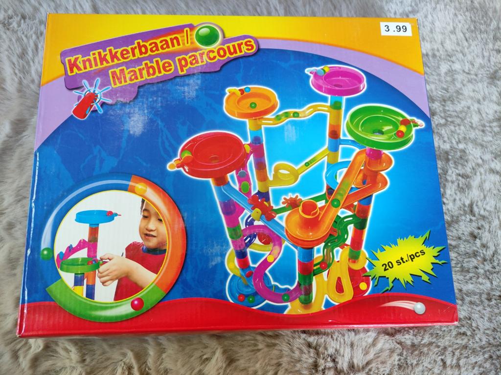 Knikkerbaan / Marble Parcours - 20-delig, Kinderen en Baby's, Speelgoed | Educatief en Creatief, Ophalen of Verzenden, Gebruikt