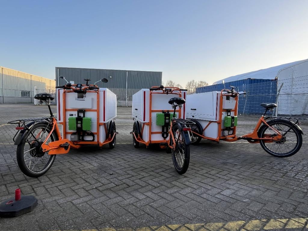 2X Cargo Cycling Centurion XL Elektrische bakfiets+acculader, Ophalen, Zo goed als nieuw, Goederen