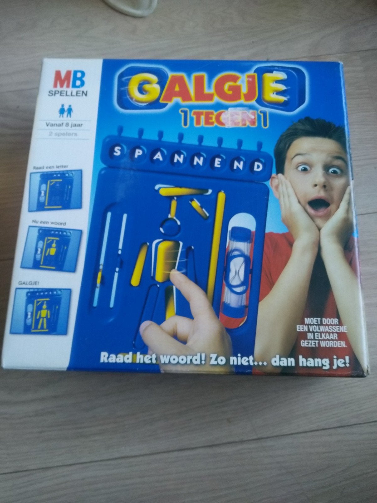 MB Spellen Galgje 1 Tegen 1 - Spannend Woordspel, Een of twee spelers, Ophalen, Gebruikt, MB Spellen