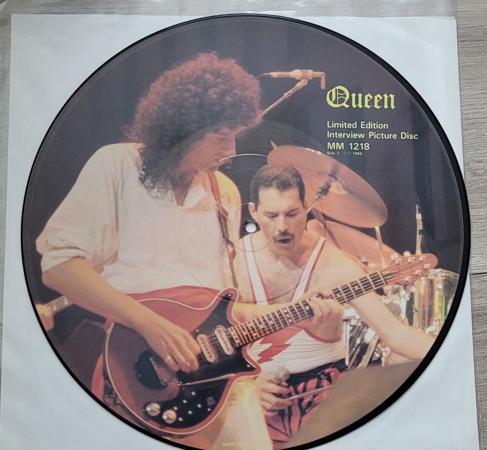 Queen interview vinyl, Cd's en Dvd's, Vinyl | Rock, Ophalen of Verzenden, Zo goed als nieuw, 12 inch, Poprock