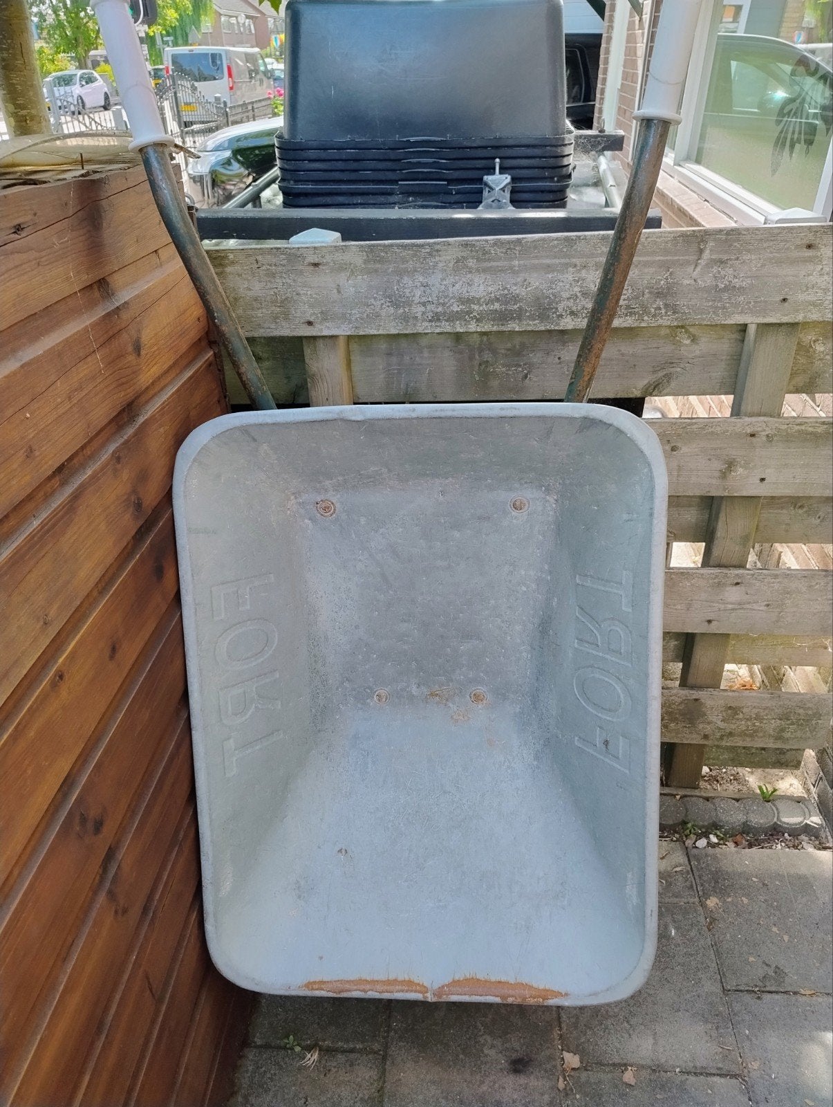 Fort kruiwagen - Gebruikt maar functioneel, Ophalen, Fort, Handmatig, Gebruikt