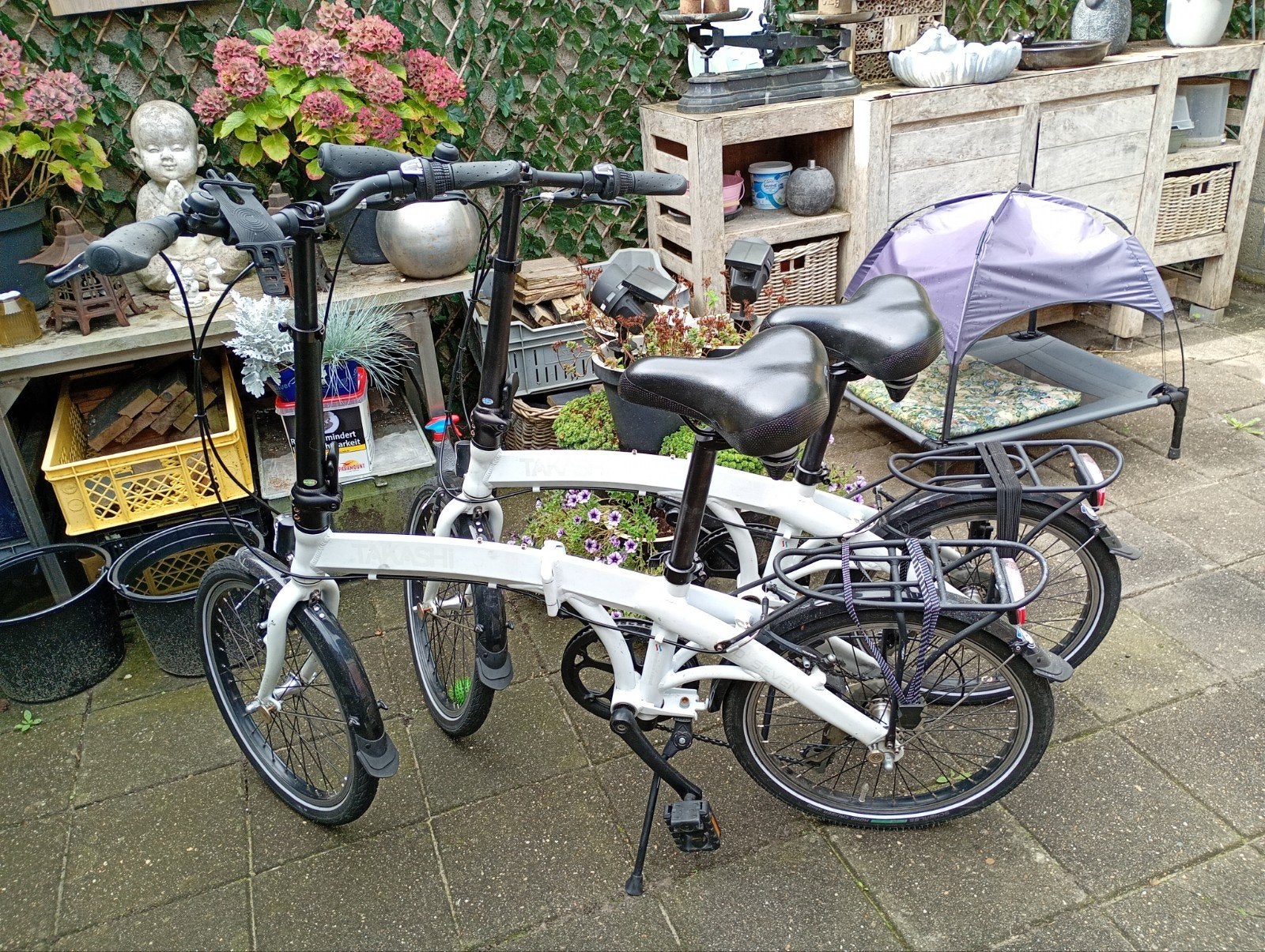 2 Takashi vouwfietsen - 7 versnellingen, Ophalen, Versnellingen