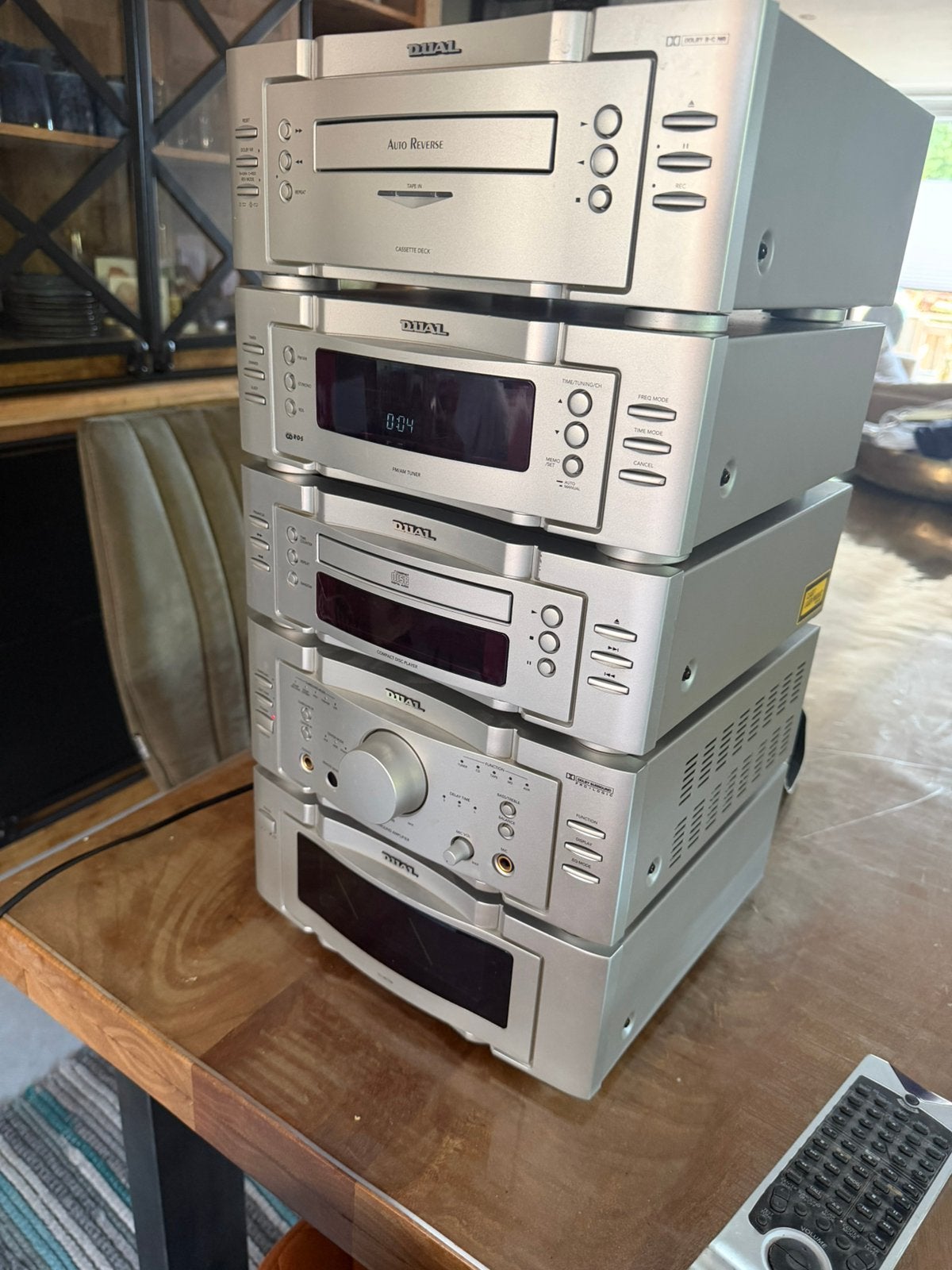 Dual MC-8500 MC 8500 losse componenten stereo installatie, Overige merken, Cassettedeck, Zo goed als nieuw, Losse componenten
