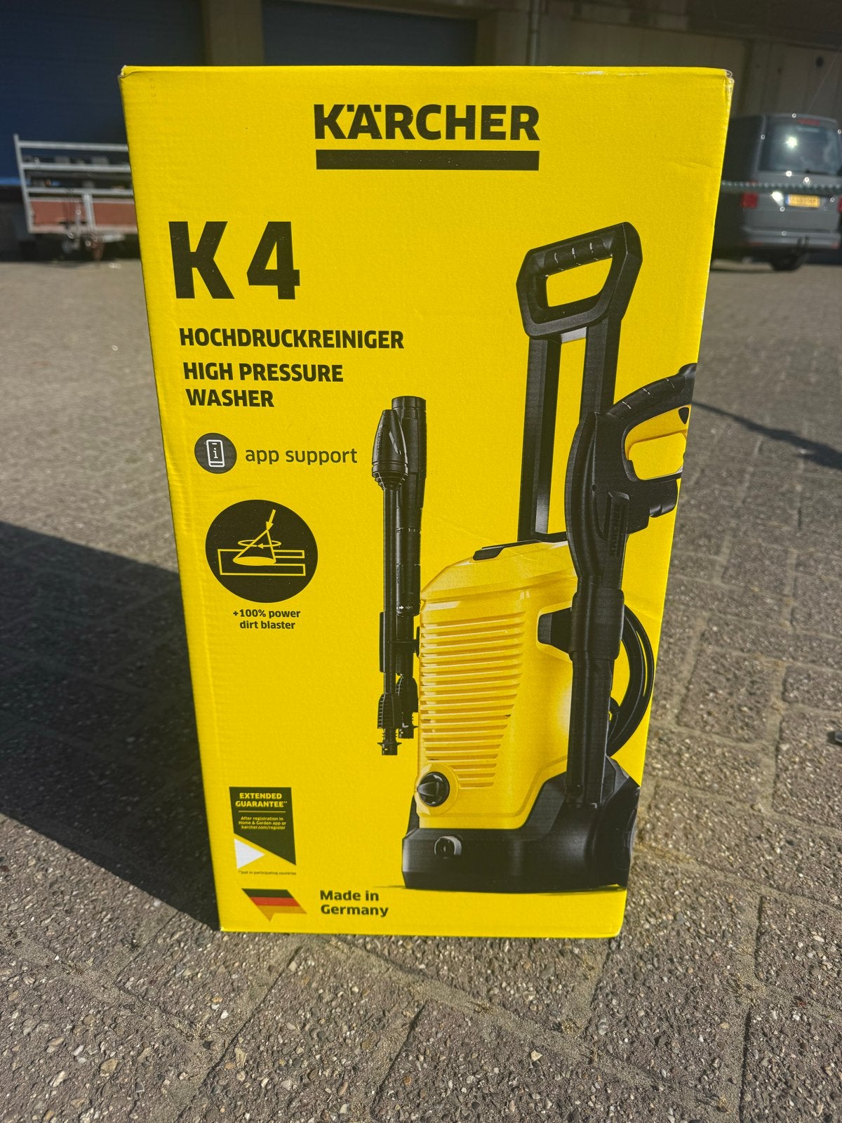 Kärcher K4 Hogedrukreiniger - Nieuw in doos, Tuin en Terras, Hogedrukreinigers, Nieuw, Elektrisch, Ophalen of Verzenden