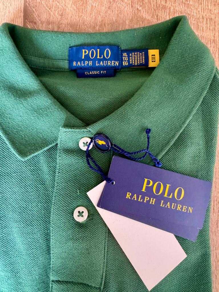 Polo Ralph Lauren Classic Fit Polo Groen XL Nieuw, Kleding | Heren, Ophalen of Verzenden, Nieuw, Maat 56/58 (XL), Groen